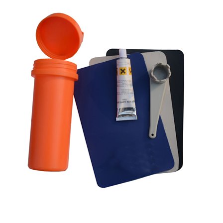 Spesielt reparasjonssett for gummibåt for oppblåsbar båt