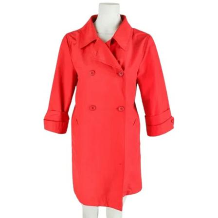Prada Vintage Pre-owned Stof overtj Rød, Dame Vintage Frakker