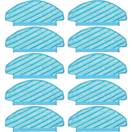 (10 stykker) Vaskbare og gjenbrukbare moppeputer for ECOVACS DEEBOT