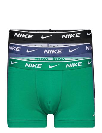 Trunk 3Pk Boxershorts Grøn NIKE Underwear