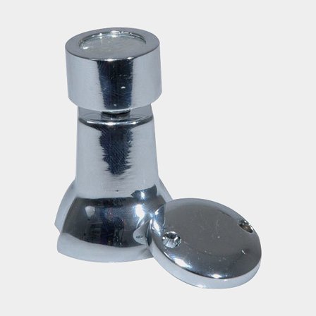 Dörrstopp magnetisk kromad mässing