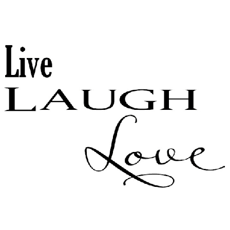 Väggord - Live, Laugh, Love