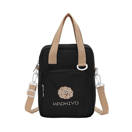 Flickor Söt Messenger Bag Kvinnor Liten Axelväska Tonåringar JK Crossbody Bag Student Sling Bag Kvinna Top Handväska Handväska Ins
