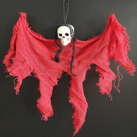 Kauhu Spooky Little Ghost Hanging Skull Skeleton Halloween Party Prop Decor