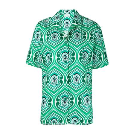 Etro, Shirt Zielony, Kobieta, Rozmiar: S