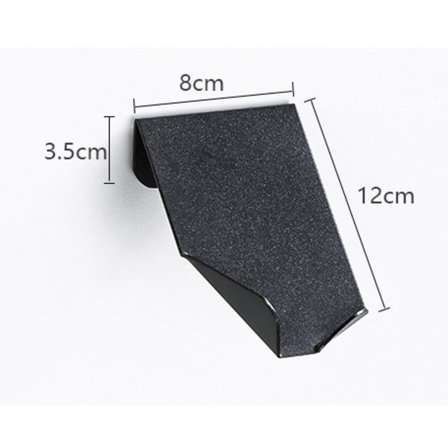 Veggmontert såpeholder, selvklebende såpeholder for dusj, metall såpeskålhylle uten boring for bad, A