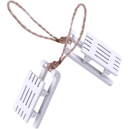 Christmas Miniatyr Släde Trä Mini Släde Slädar Ornament DXGHC