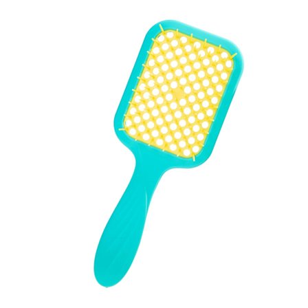 Flokeløsende hårbørste massasjekam Praktisk hårbørste hul hårbørste frisørstylingverktøy for alle hårtyper