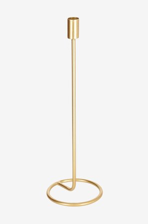 Kave Home - Lysestage Babirye, 2-pak - Guld - Lysestager & lanterner - Fra Homeroom