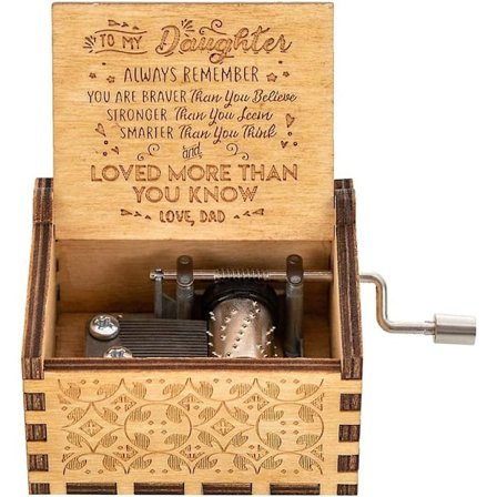 Musikæske Gave til Datter fra Far, Fødselsdag Jubilæum