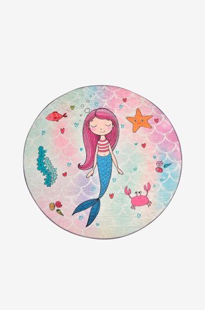 Conceptum Hypnose - Tæppe (140 cm) - Flerfarvet - Børnegulvtæpper - 140 - Fra Homeroom