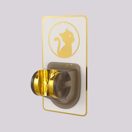 2ST Duschhuvudhållare Väggfäste KATT KAT Cat