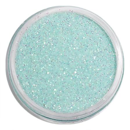 Nagelglitter - Finkornigt - Babyblå - 8ml - Glitter Ljusblå