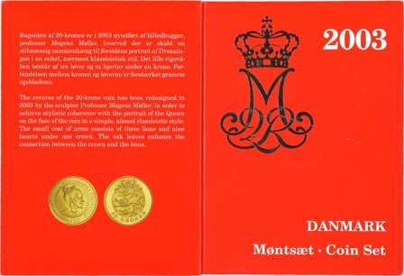 Danmark 2003 - Kgl. møntsæt - 2. sortering