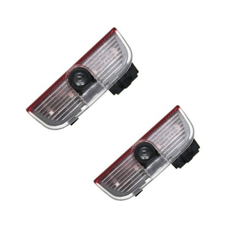 2 stk. Led-dørvelkomst-advarselslys laserprojektor Ghost Shadow-logolys til Skoda Superb 2009 2010 2011 2012 2013 2014 2015