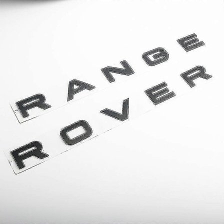 3D ABS -logot Range Rover -kirjaimet Emblem Sticker auton etukupu Merkki Yhteensopiva Range Rover Sport Evoque L322 L320 L406 P38 -lisävarusteiden 