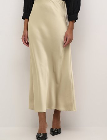 Kaffe Kalotte Skirt - Cream - 40
