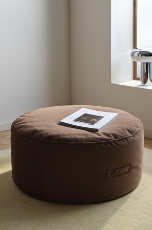 Jotex - Puff brun - CORRY - Kjøp Sittepuffer hos Jotex