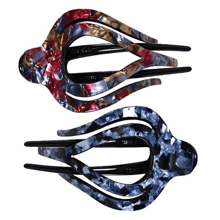 2 kpl Sydän Ankannokka Klipsi Ranskalainen Kaareva Litteä Hiustenklipsu Liukumattomat Pinnit Paksulle Hiukselle Nuttura Hiustenklipsu Ainutlaatuiset 