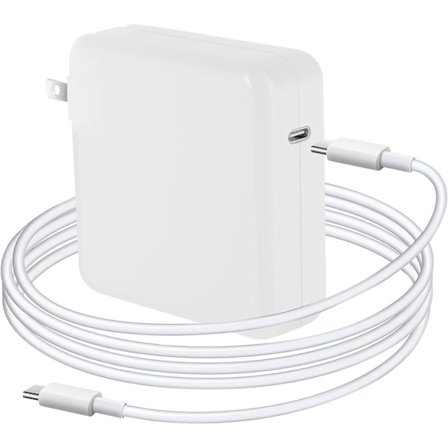 Mac Book Pro-lader – 96 W USB C-strømadapter kompatibel med MacBook Air/Pro, iPad Pro, Samsung Galaxy og alle USB-C-enheter, kraftig tilkobling, 