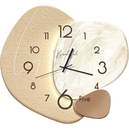 Väggklocka, Kreativ Tyst Väggklocka Modern Nordisk Stil Dekoration Skola, Vardagsrum, Kök, Kontor