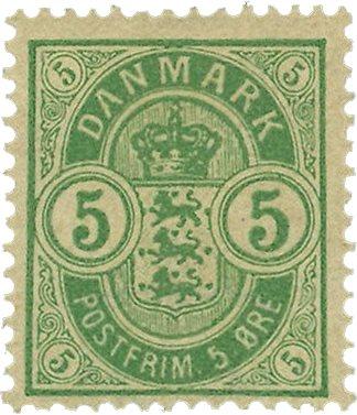 Danmark 1884 - AFA 34 - Ubrugt