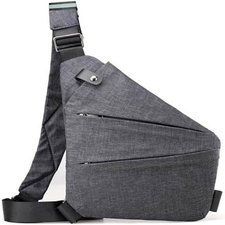 Tyverisikret Rejsetaske, Cross Body Vandtæt Rejsetaske, Slank Slingtaske Cross Body Rejsetaske, Casual Rygsæk, Brysttasker til Mænd, Rejser, Udendørs