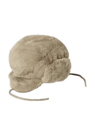 RIKIKI Mössa i fuskpäls PENNI Mössor & hattar Beige 50/52