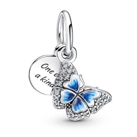Pandora - "One of a Kind" Blå Fjäril 925 sterlingsilver
