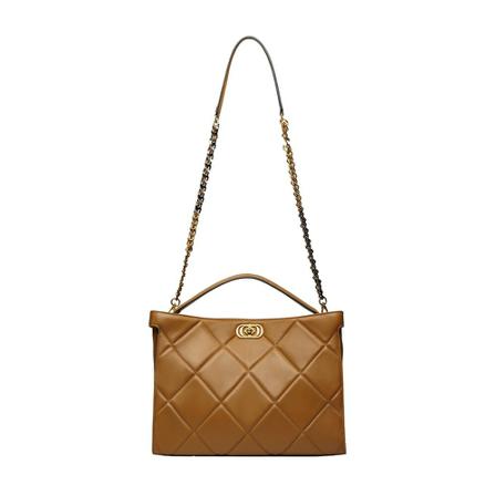 La Carrie Shoulder Tas , Bruin , Dames , Maat: ONE Size Schoudertassen