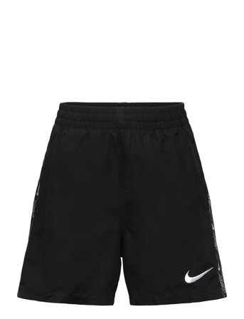NIKE SWIM Nike Logo Tape Lap 4" Volley Short - Black - 130-140