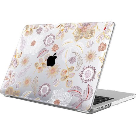 Skyddshölje för MacBook Air 13" - Flerfärgad - Blommönster - Halkfri - Slim - Hård PC