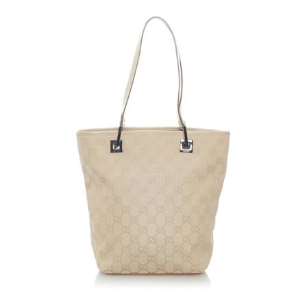 Gucci Vintage, Pre-owned Canvas Tote Bag Bruin, Dames, Maat:ONE Size