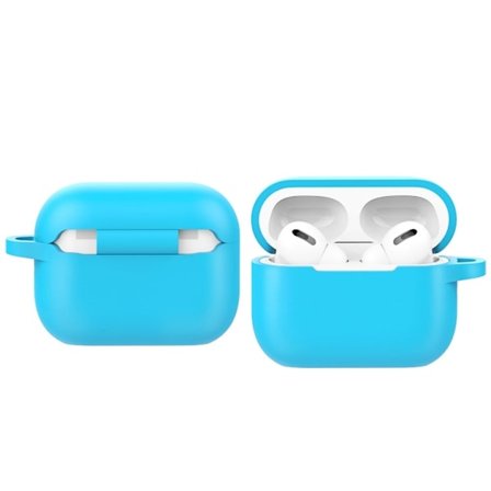 AirPods Pro 2 silikoneetui med spænde - Himmelblå