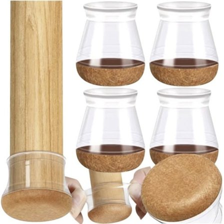 Møbeltusser / Beskyttende Fødder til Stol - Gulvbeskyttelse