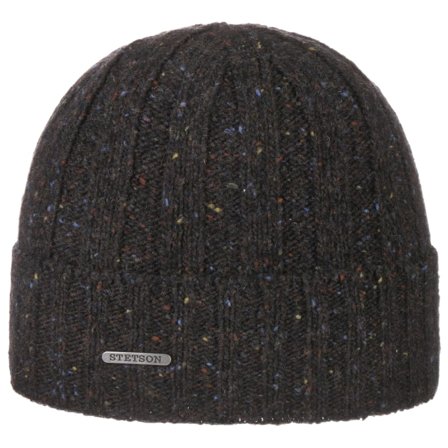 Stetson Beanie Wool Unisex beanies Brown OneSize