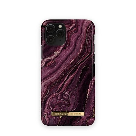 Printed Case iPhone 11 Pro / XS / X Golden Plum