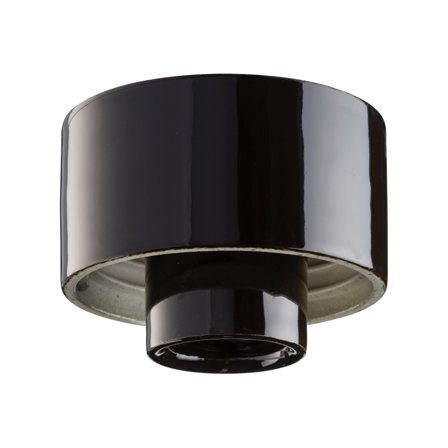 Ifö Electric 55717-000-16 Sockel rak, E27, IP44 Svart, Belysning