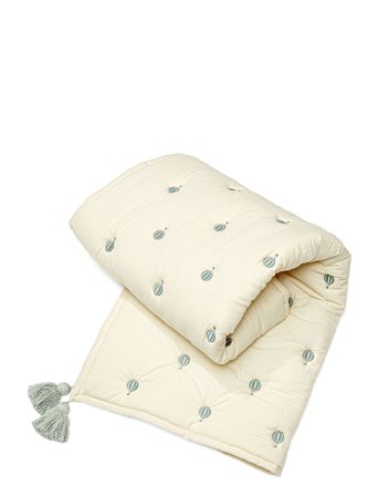 Cam Cam Copenhagen Kids Embroidered Blanket - Ocs - Cream - ONE SIZE