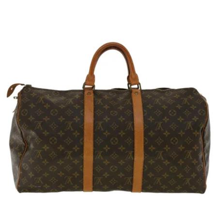 Louis Vuitton Vintage, Pre-owned Canvas travel-bags Bruin, unisex, Maat:ONE Size