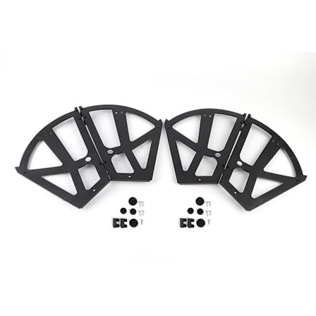 4 st/set Heminredningsskor Låda Skåp Gångjärn Vändplatta Ram Vridbar Hylla Tillbehör