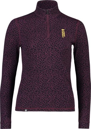 Mons Royale Women's Cascade Merino Flex 200 1/4 Zip Women base layer tops Purple L