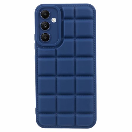 SKALO Samsung A15 5G Puffer Bumper TPU-Cover - Mørkeblå