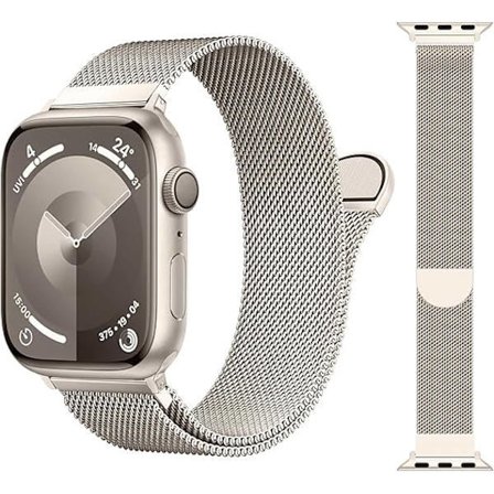 Kellon ranneke, yhteensopiva Apple Watch -rannekkeen 38 mm 40 mm 41 mm kanssa naisille ja miehille, magneettiset rannekkeet iWatch-rannekkeelle Series