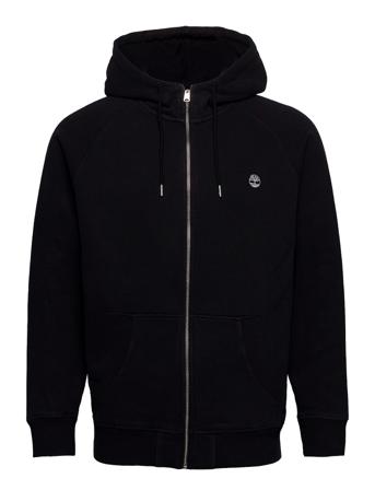 Ls Exeter River Basic Brushed Back Full Zip Regular Hettegenser Genser Svart Timberland