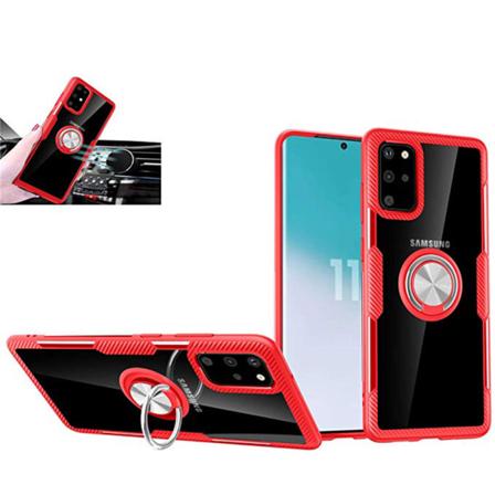 Samsung Galaxy S20 Plus - Cover med ringholder Röd