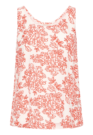 Fransa FREASE TOP 2 Shirt Skjortor Dam Orange XS