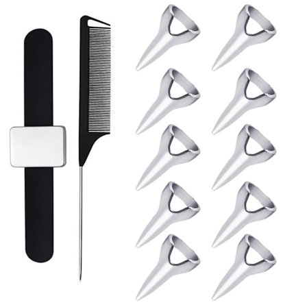 Hiustenvalintarenkaat ja kammat magneettisella ranteella, hiusten jakamis- ja valintatyökalu