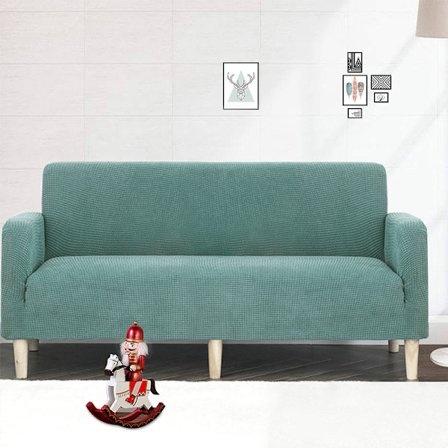Tall och cypressgrön; enkel soffa (90×140 cm); sofföverdrag, universaltyg, enkel, dubbel och tresitsig, elastisk, heltäckande, kattsäker