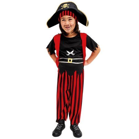 Pirate Boy Kostume Børn 96-116 cm